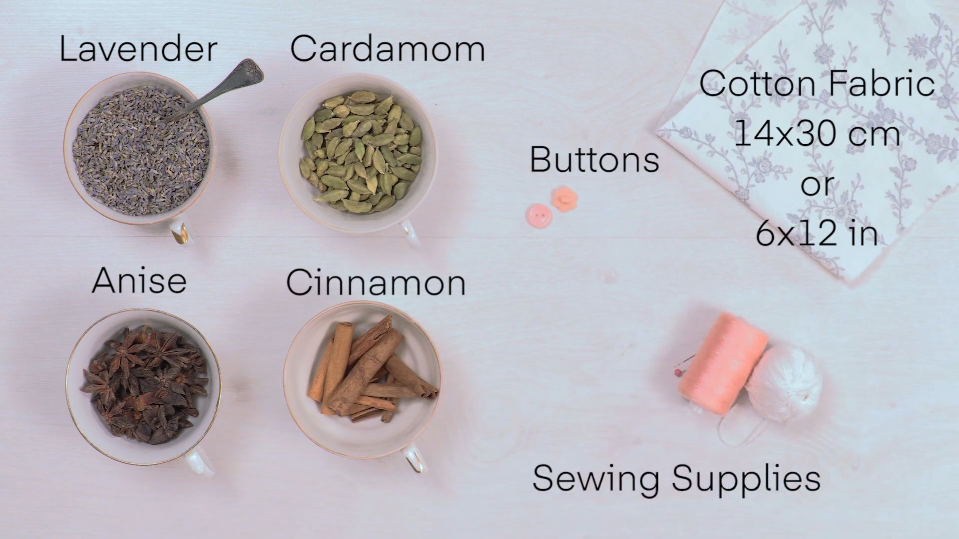 DIY Scented Sachets