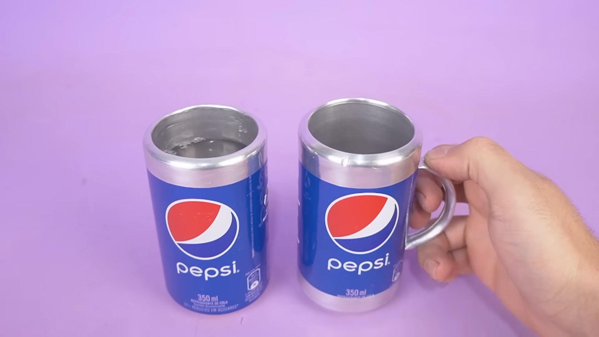 DIY soda can cups